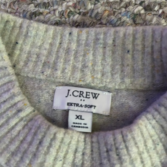 J. Crew Black , baby blue, light brown and Gray Crew Neck Sweaters - Picture 4 of 6